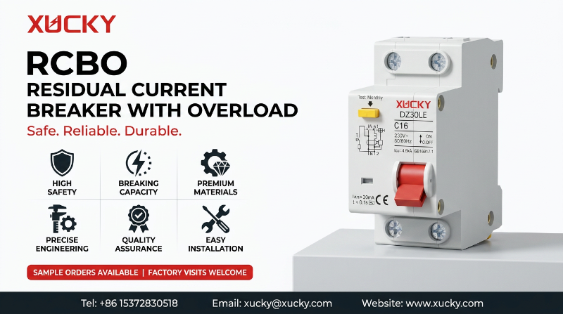 XUCKY жаңа DZ30LE RCBO сериясымен ықшам қауіпсіздікті қайта анықтайды